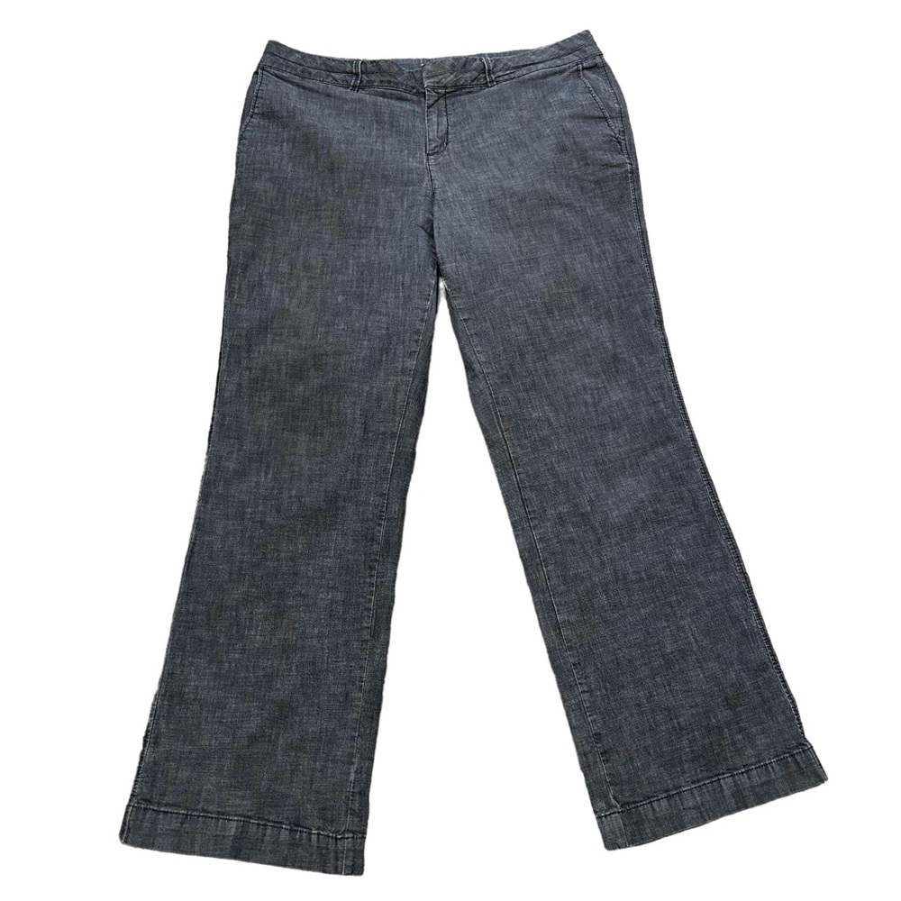 Coldwater Creek Natural Fit Mid-rise Jeans Medium Wash Bootcut Black Gray Sz W18